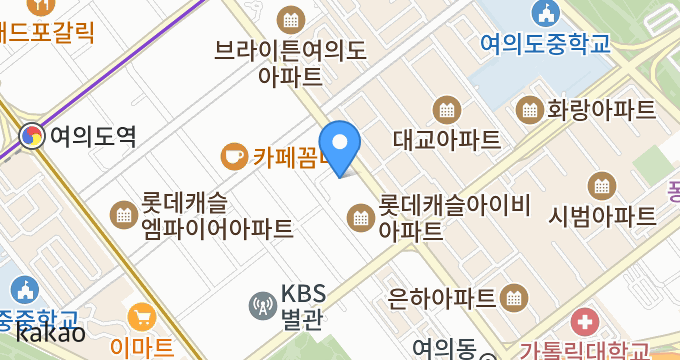 요가람 여의도 위치 지도