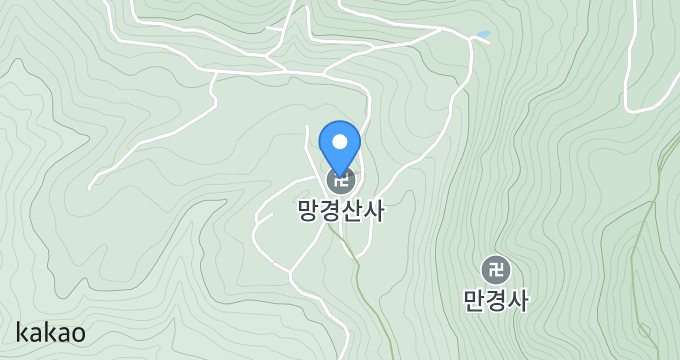 영월 망경산사 위치 지도