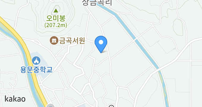금당실 한옥마을 위치 지도